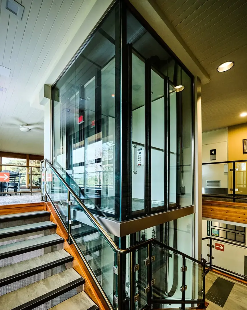 RAM commercial elevator installation