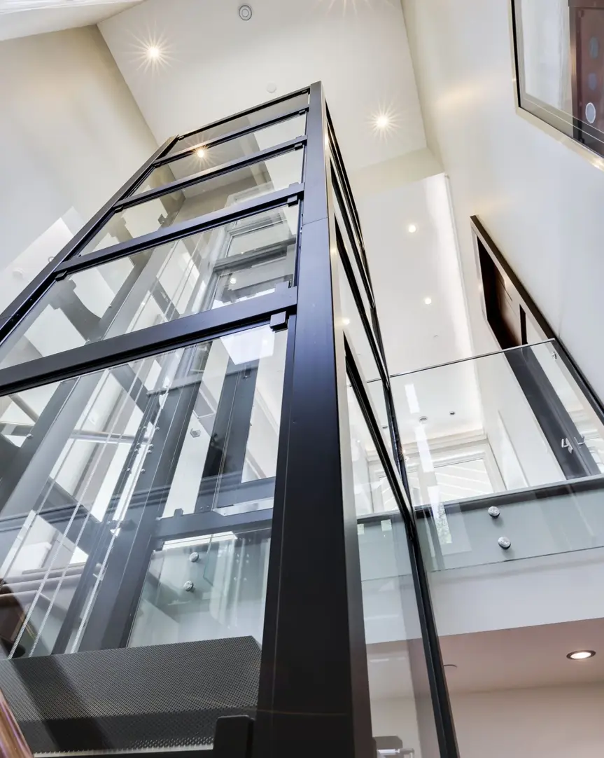 RAM residential elevator installation